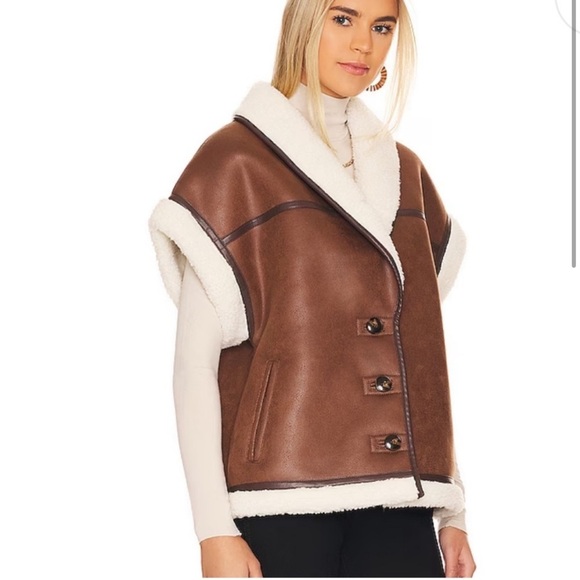 L'Academie Miri Vest in Dark Brown Size XS - Picture 2 of 10